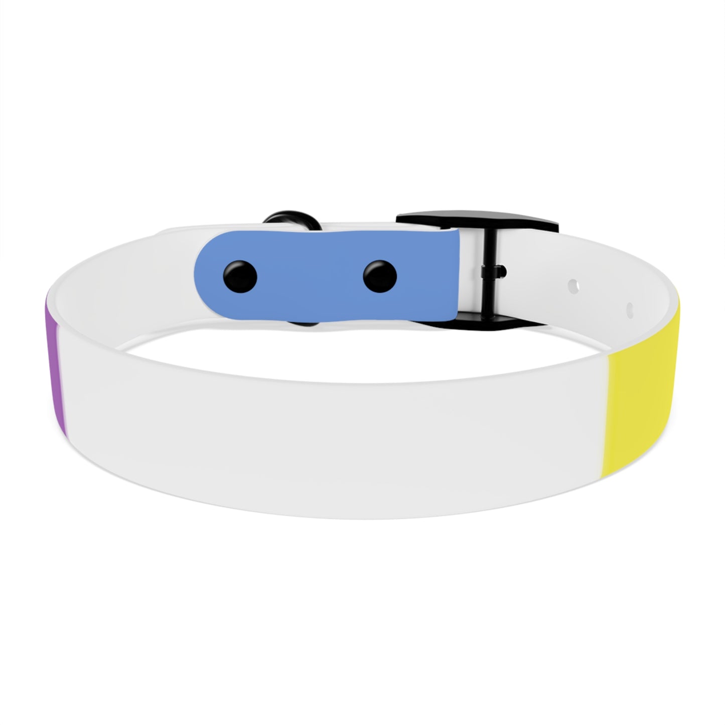 Bigender Pride Flag Dog Collar