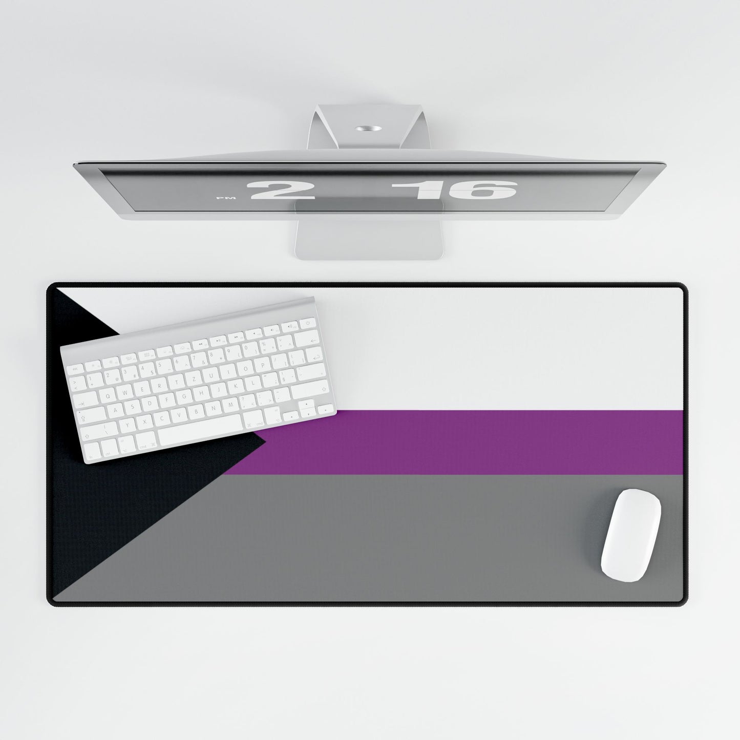 Demisexual Pride Flag Desk Mat - Multiple Sizes