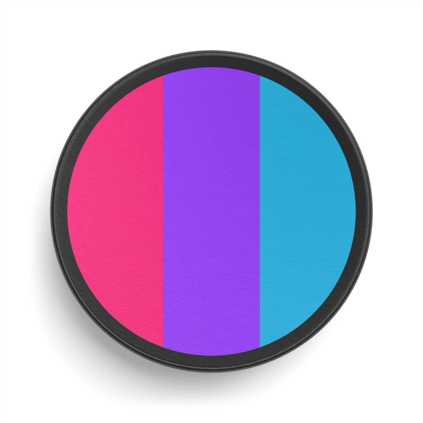 Androgyne Pride Flag Hockey Puck