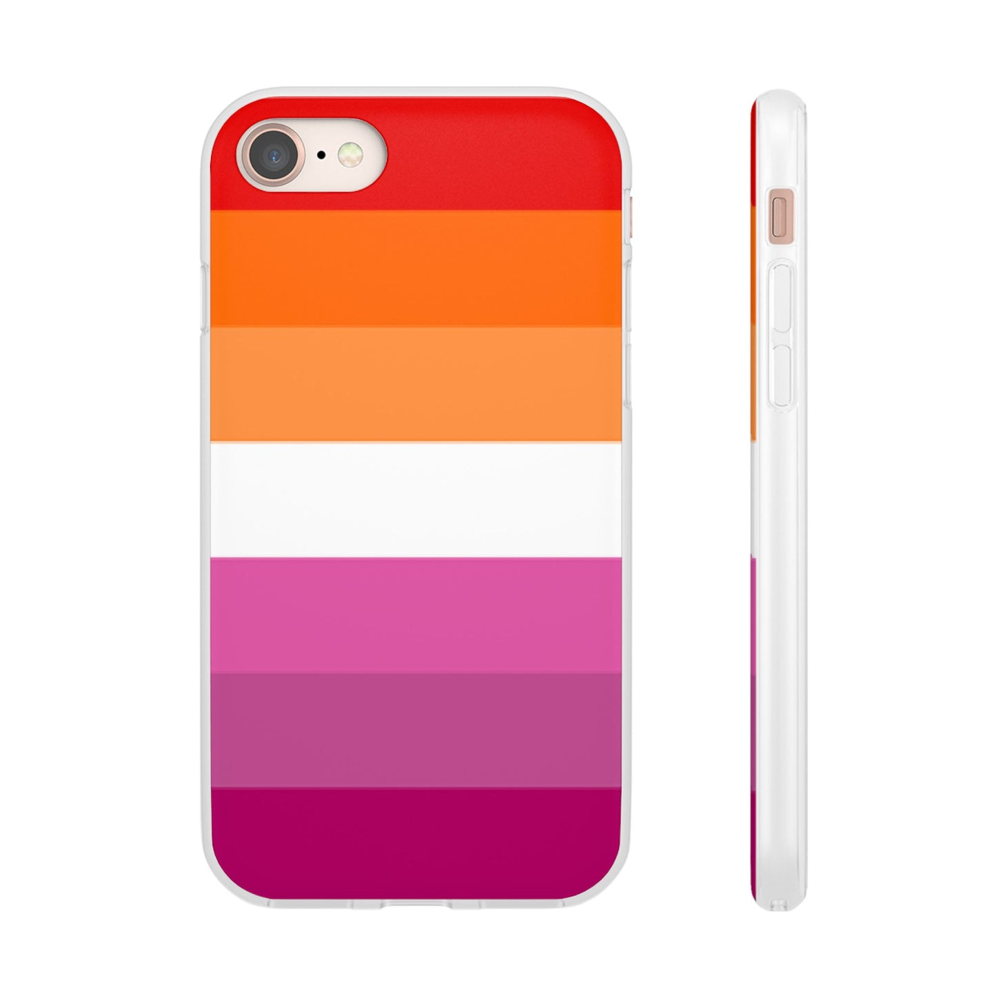 Lesbian Pride Flag iPhone Flexi Case - Multiple Generations