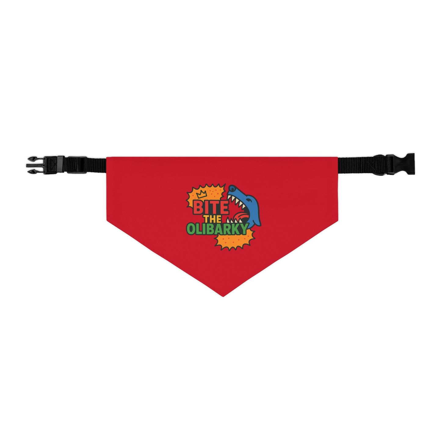 Bite the Olibarky Dog Bandana