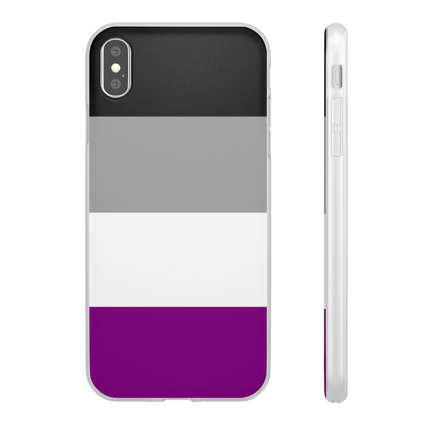 Asexual Pride Flag iPhone Flexi Case - Multiple Generations