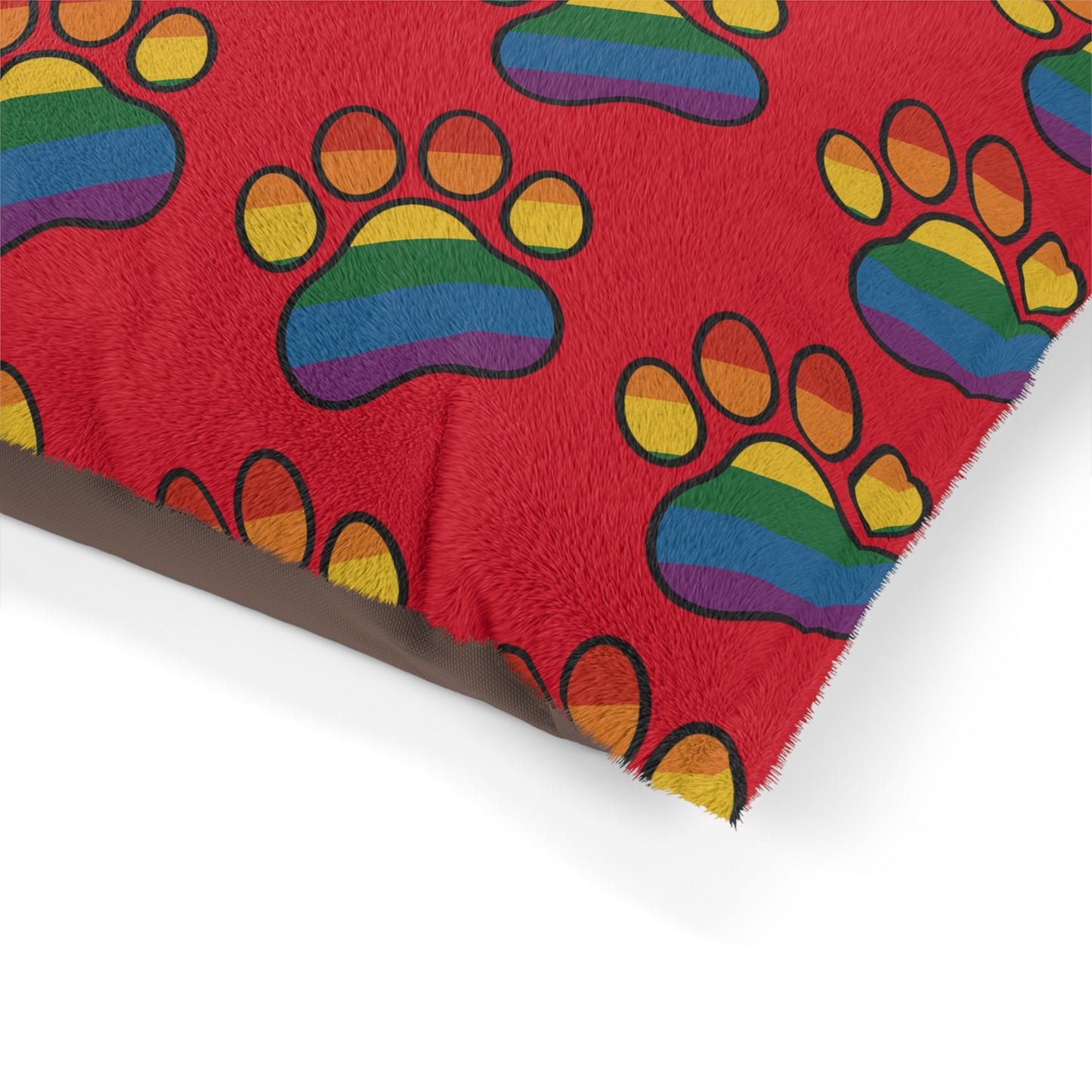 Radical Pet Paw Print Pet Bed