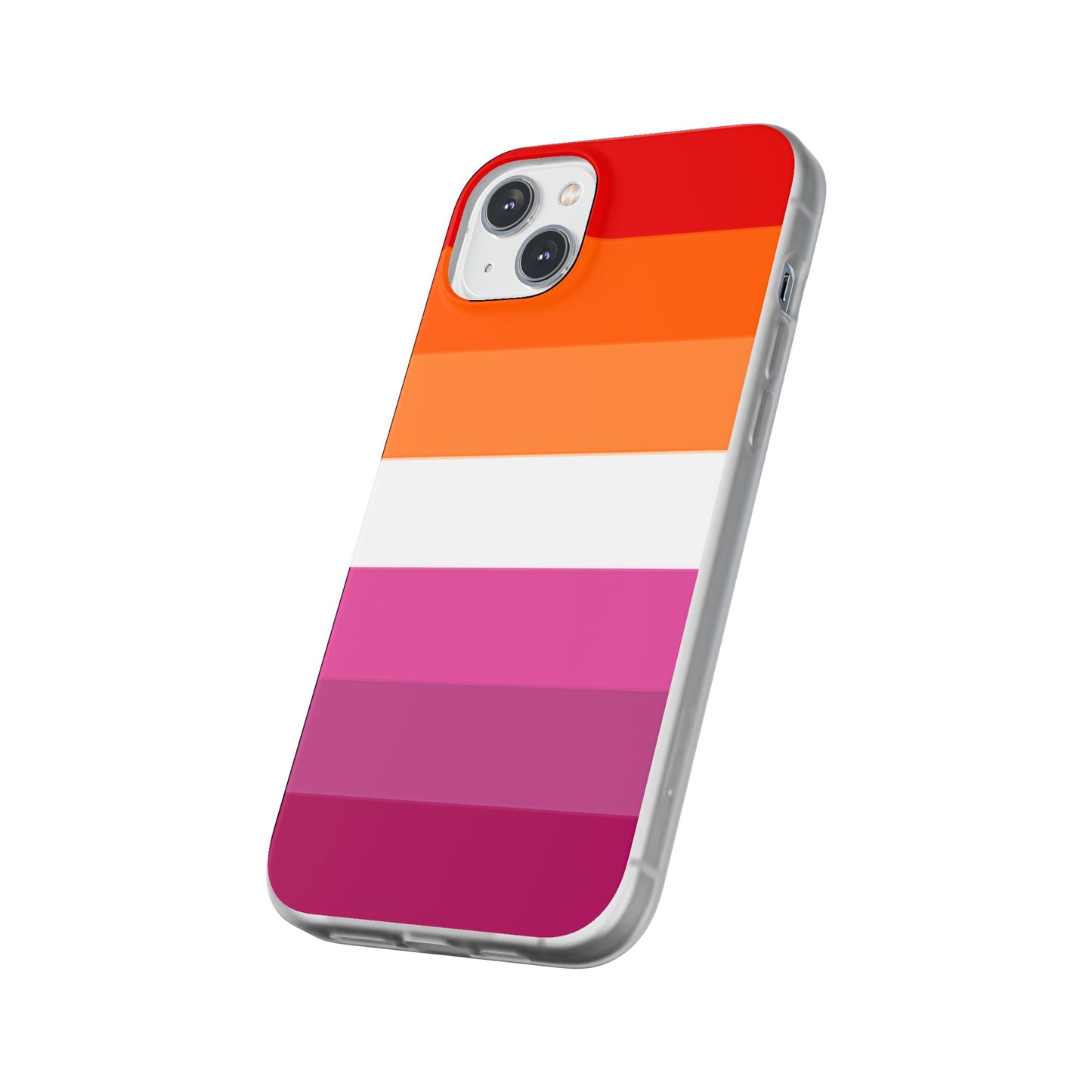 Lesbian Pride Flag iPhone Flexi Case - Multiple Generations