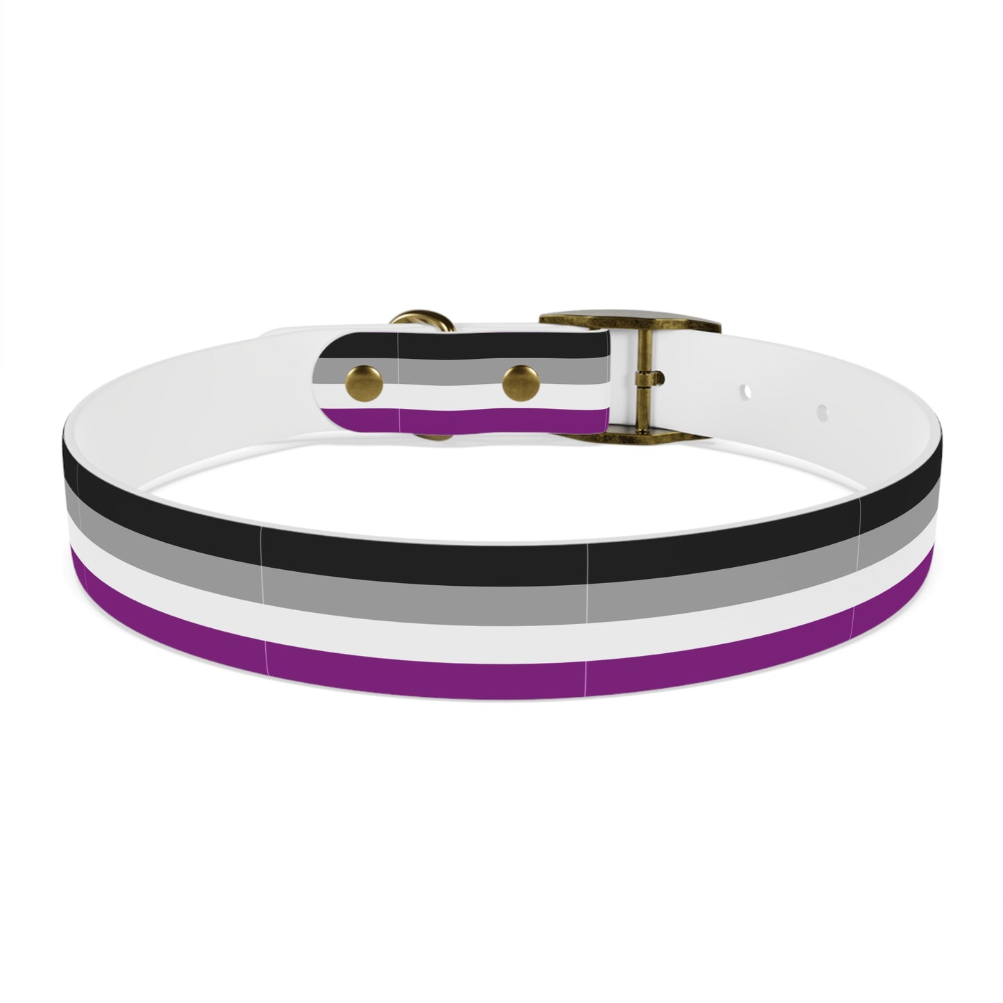 Asexual Pride Flag Dog Collar