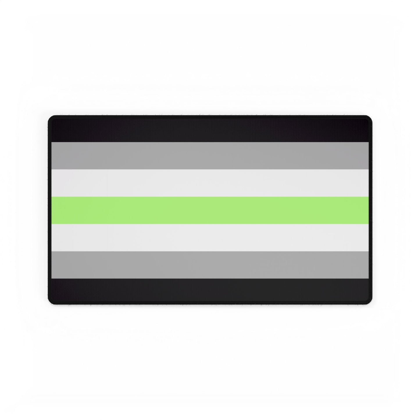 Agender Pride Flag Desk Mat