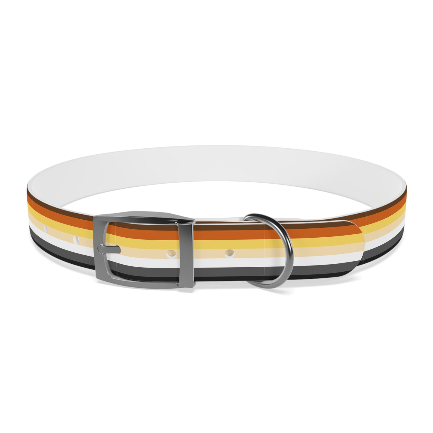 Bear Pride Flag Dog Collar