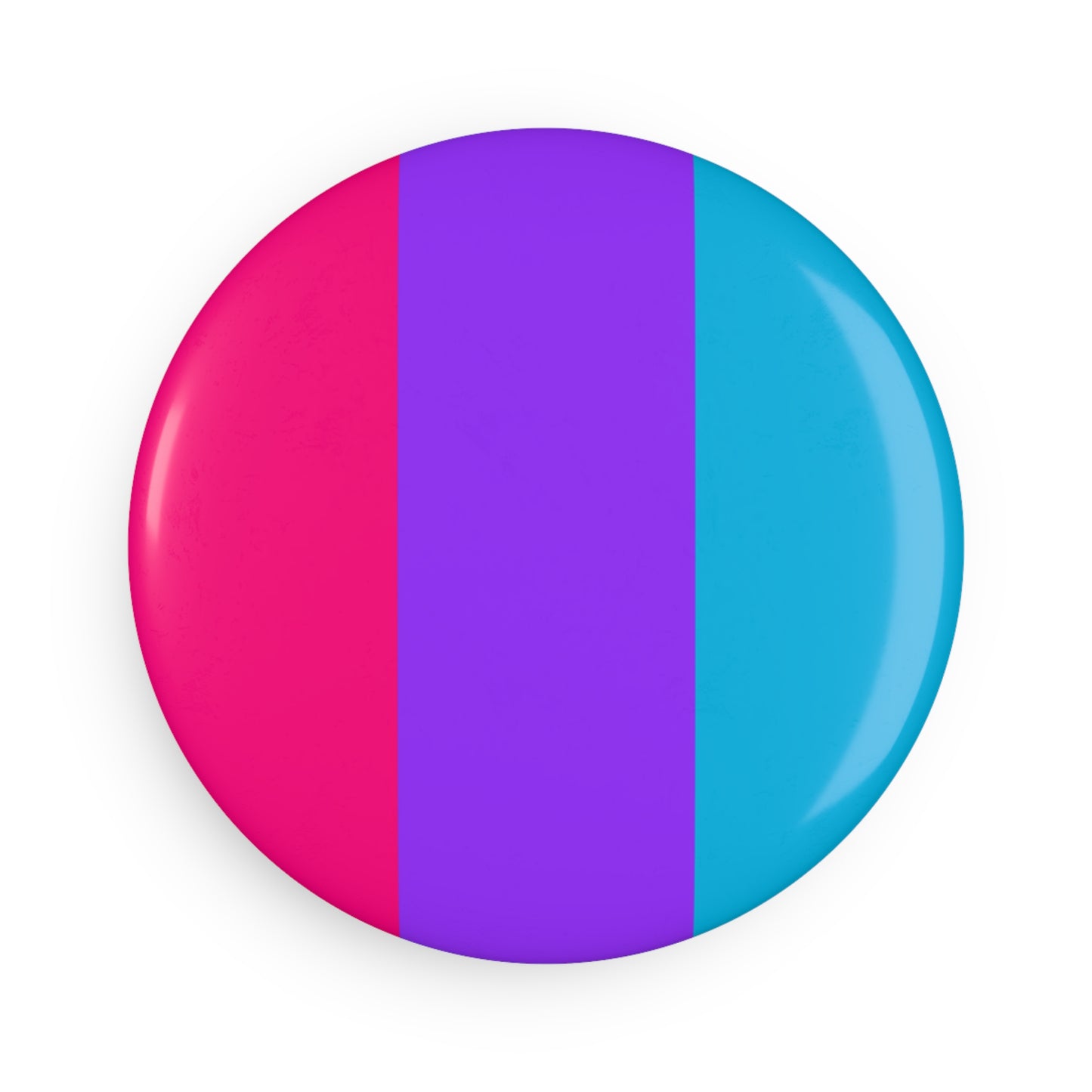 Androgyne Pride Flag Round Button Magnet