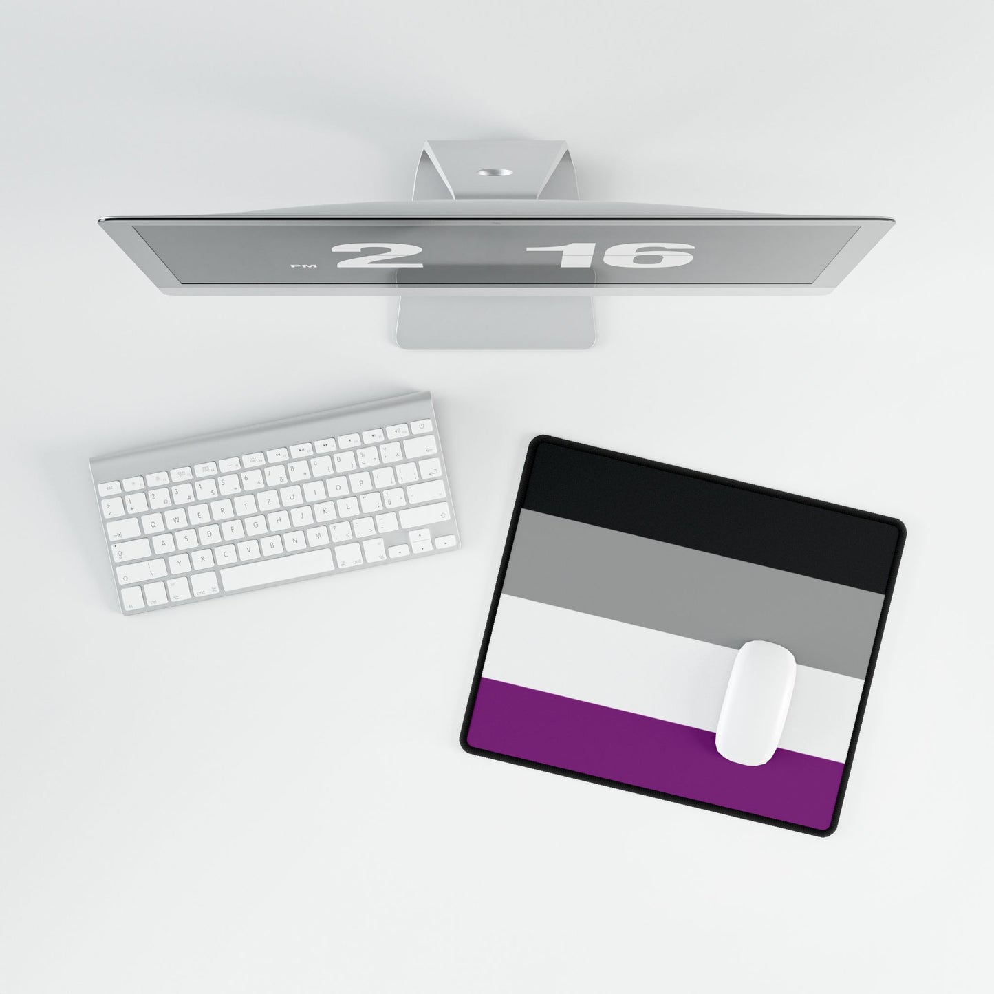 Asexual Pride Flag Desk Mat
