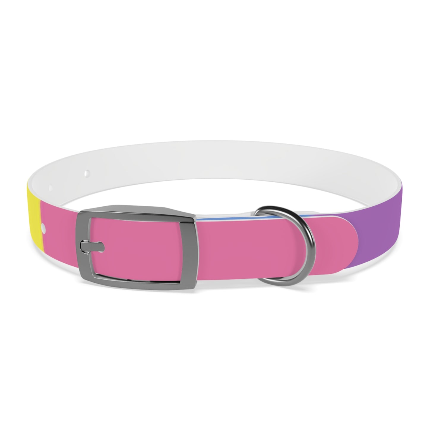 Bigender Pride Flag Dog Collar