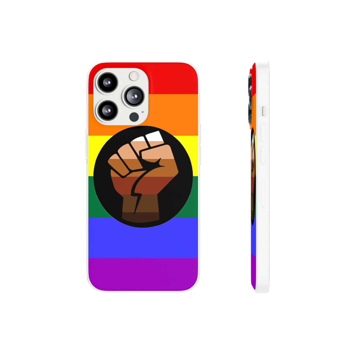 QPOC Pride Flag iPhone Flexi Case - Multiple Generations