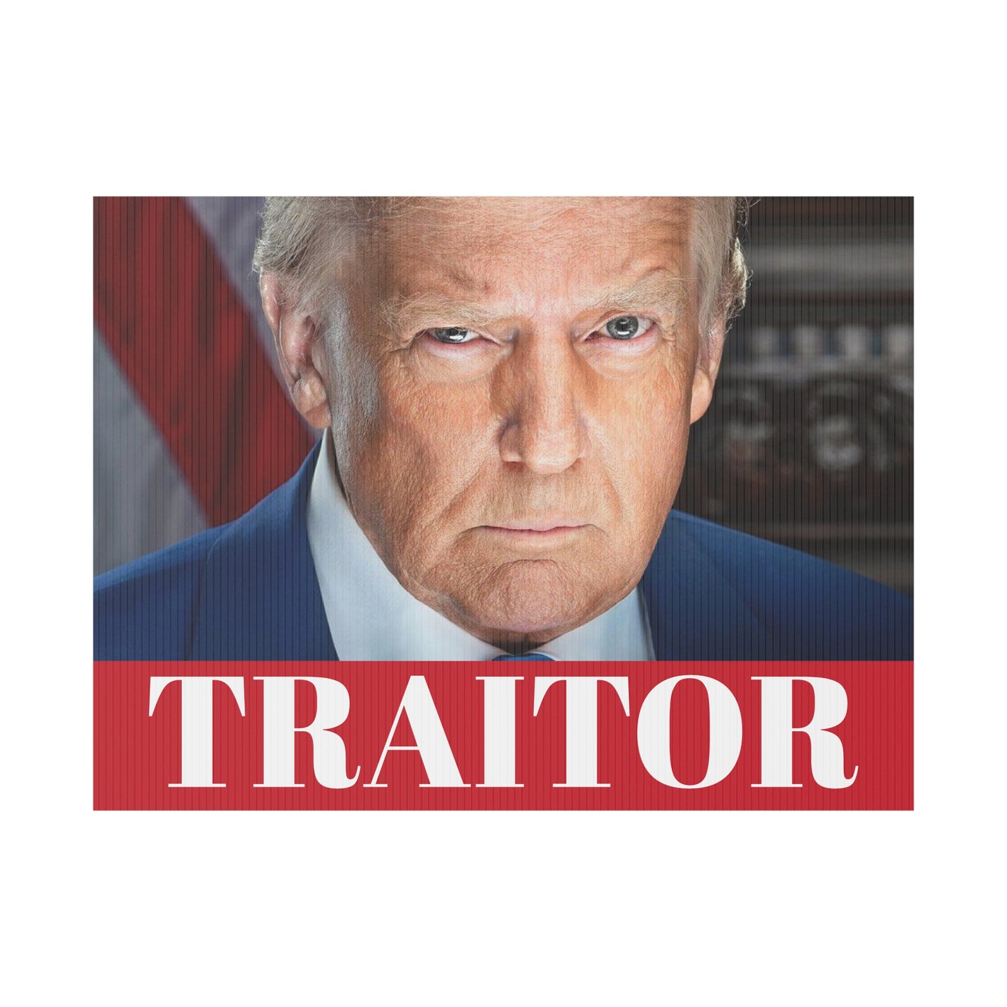 TRAITOR - Political Yard Sign 18" X 12"