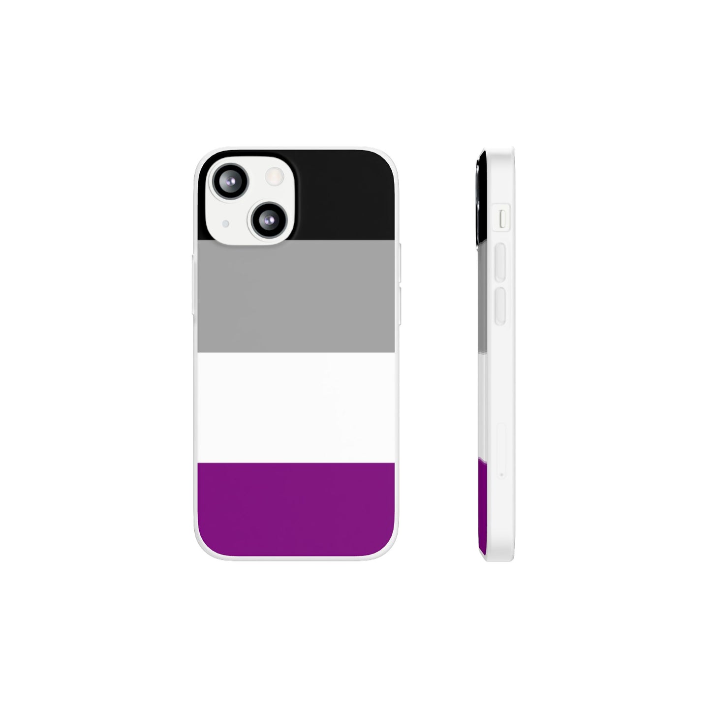 Asexual Pride Flag iPhone Flexi Case - Multiple Generations