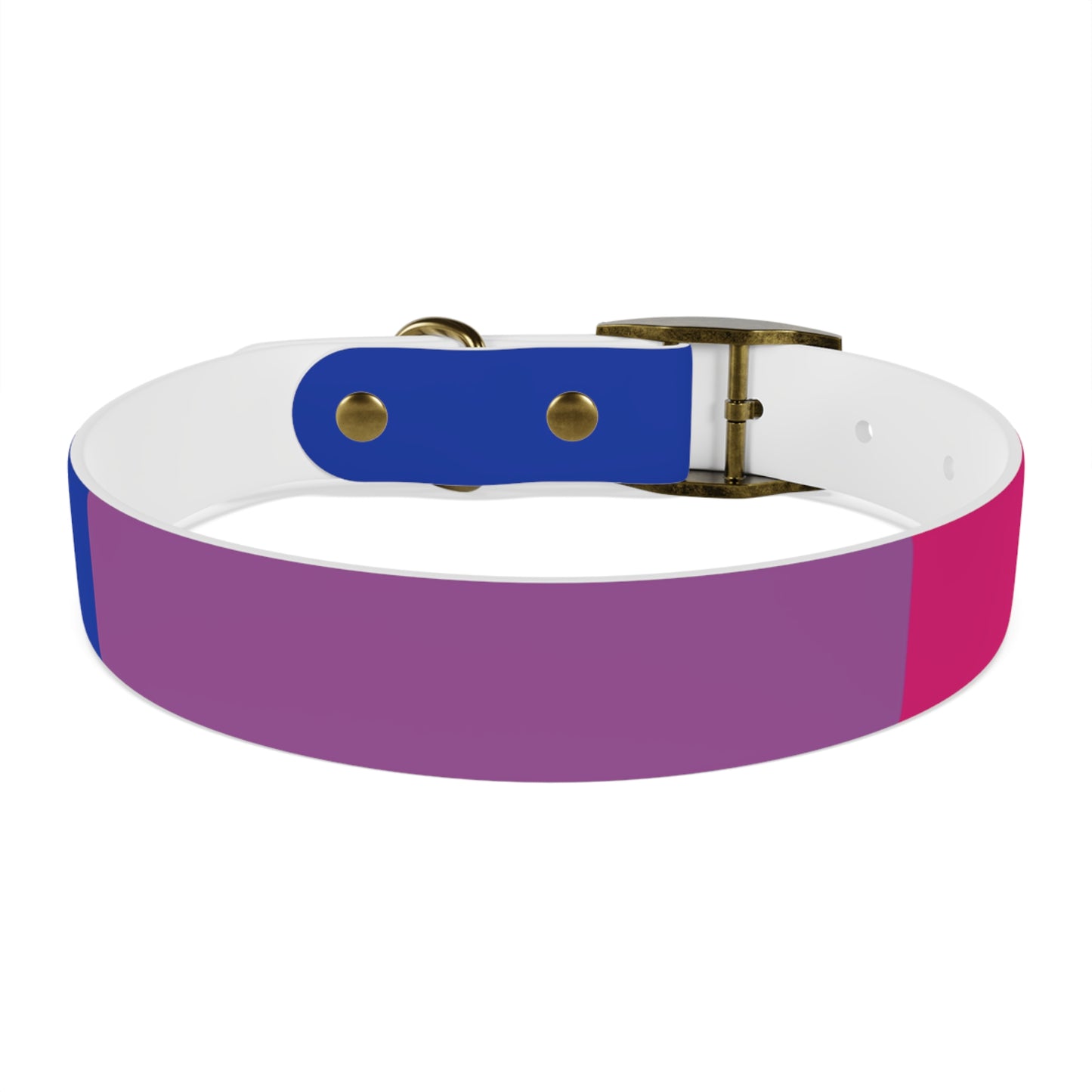 Bisexual Pride Flag Dog Collar