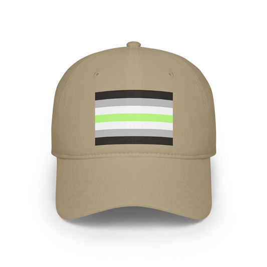 Agender Pride Flag Stylish Low Profile Baseball Cap