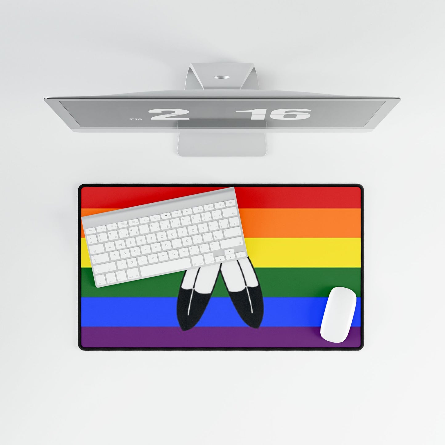 Two Spirit Pride Flag Desk Mat