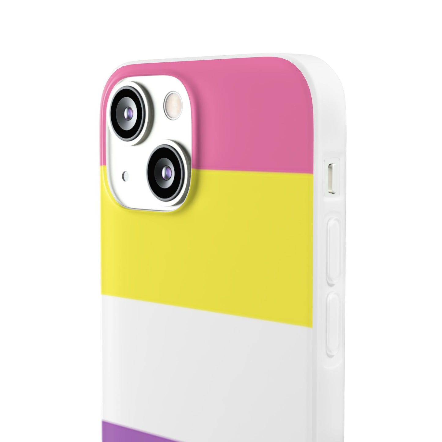 Bigender Pride Flag iPhone Flexi Case - Multiple Generations