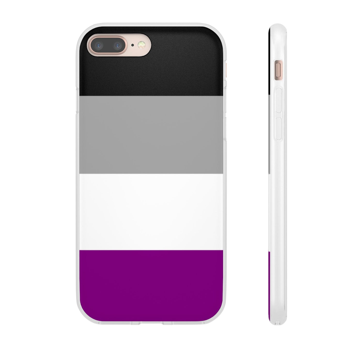 Asexual Pride Flag iPhone Flexi Case - Multiple Generations