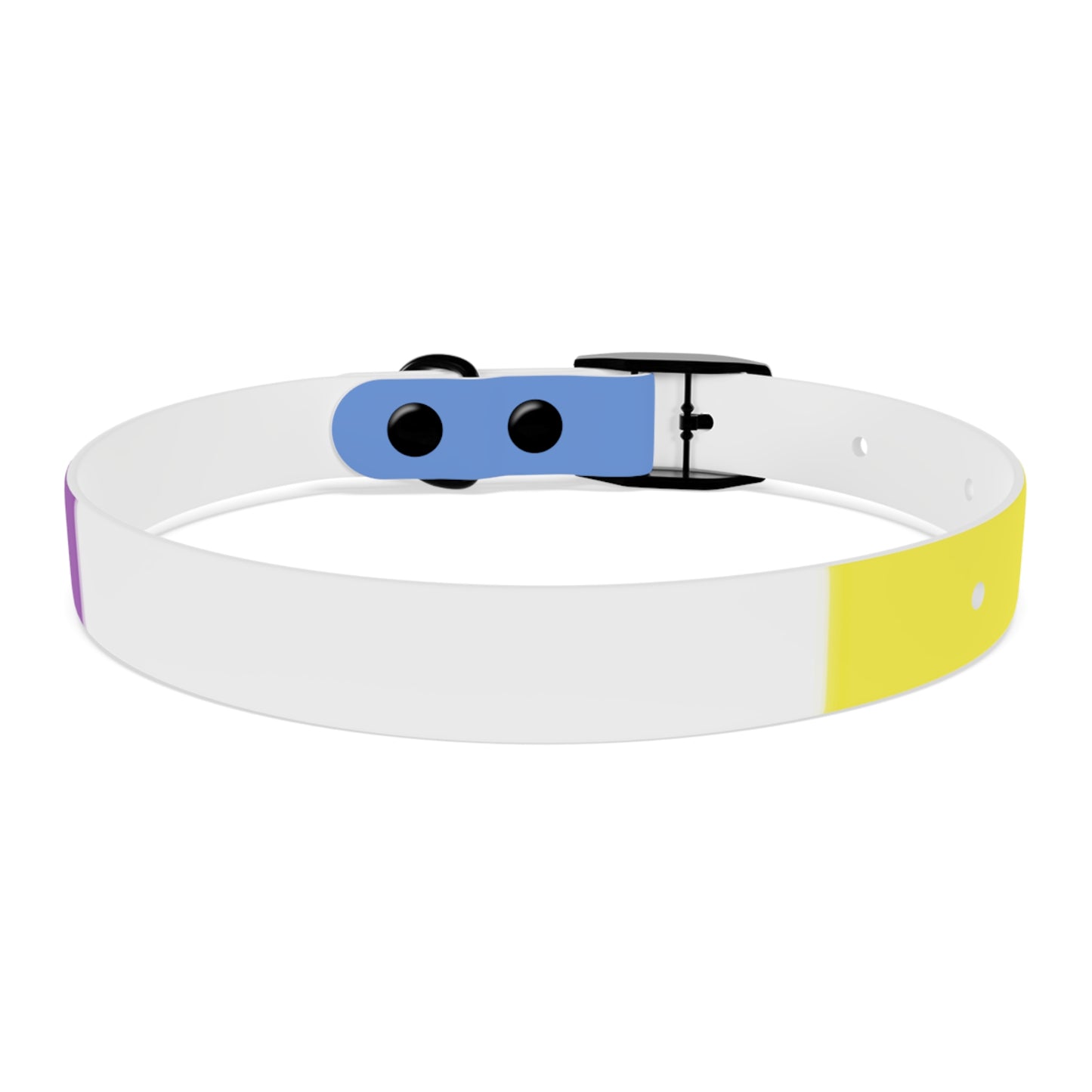 Bigender Pride Flag Dog Collar