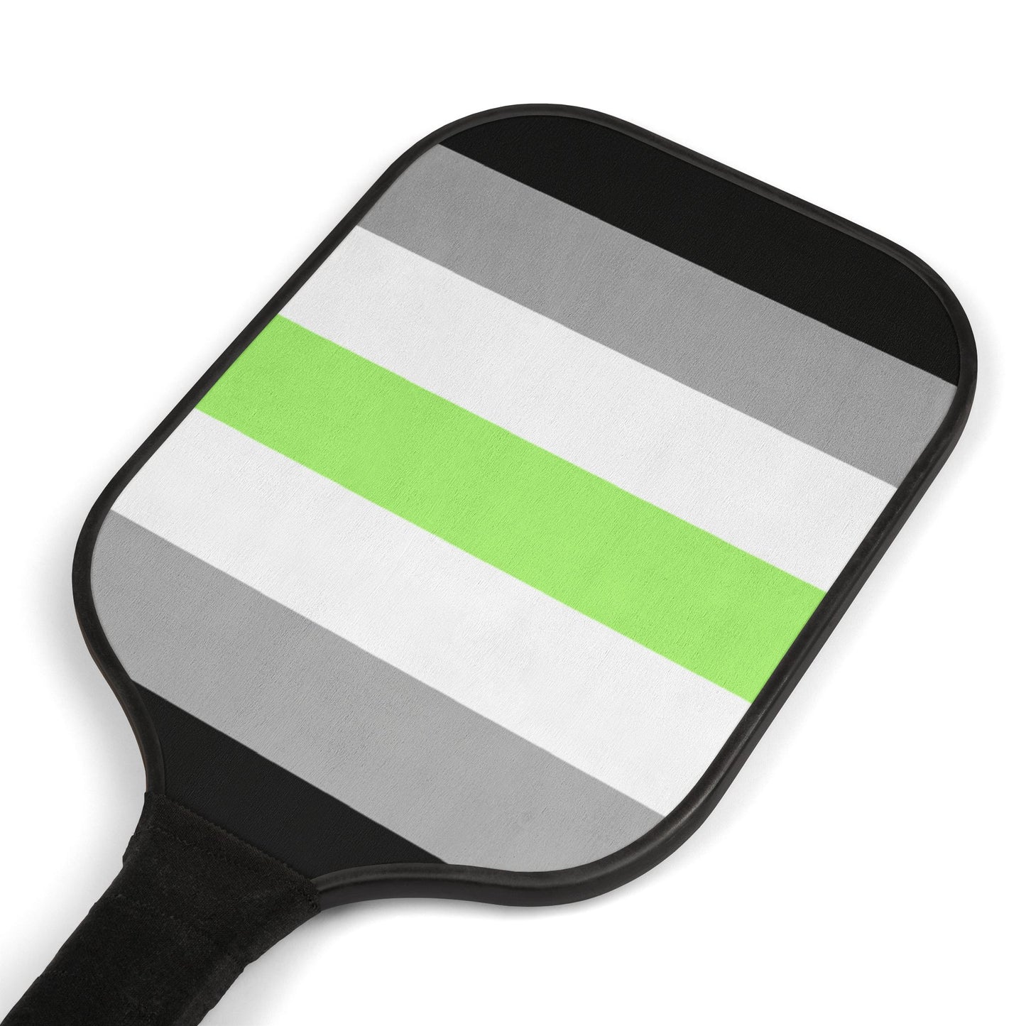 Agender Pride Flag Pickleball Paddle Set