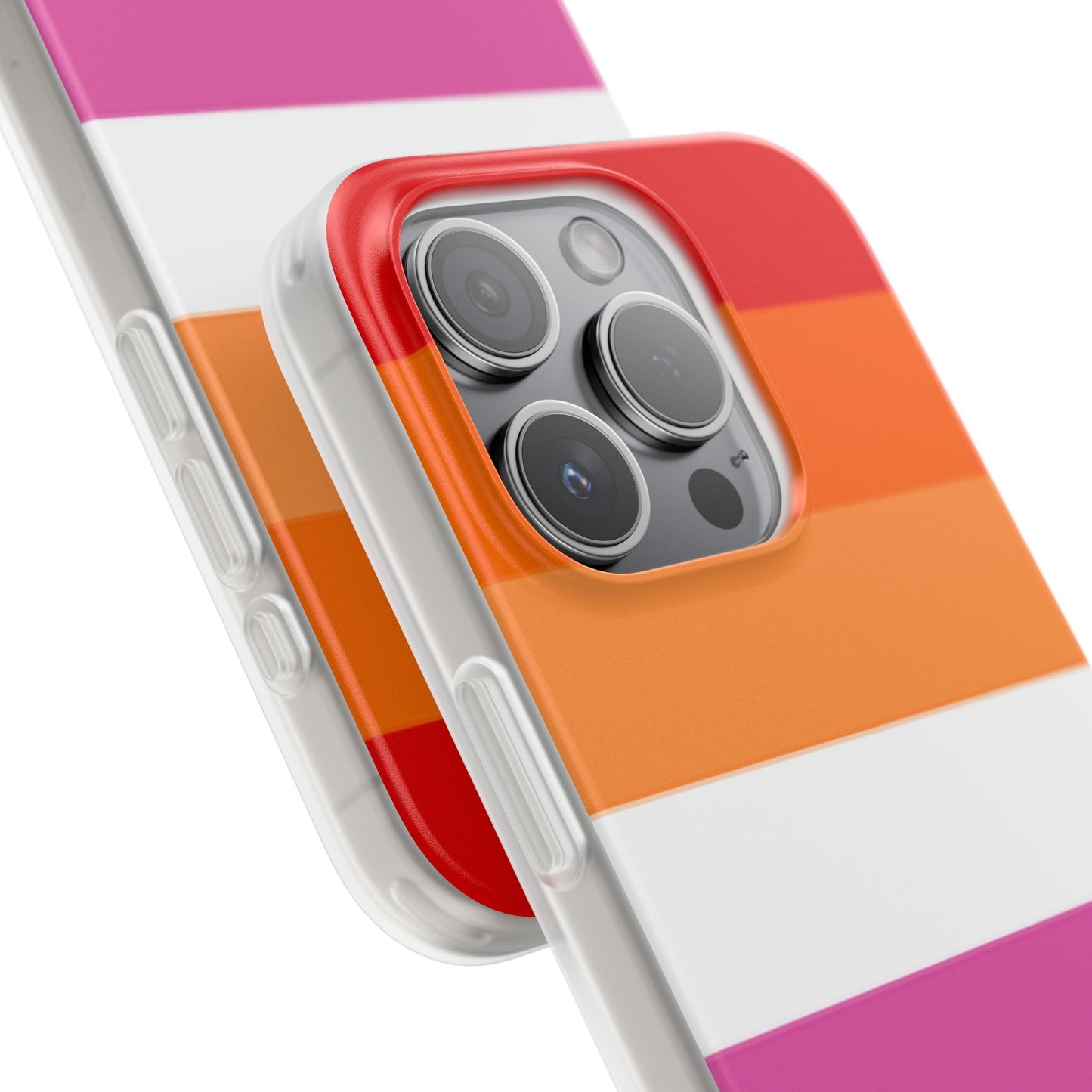 Lesbian Pride Flag iPhone Flexi Case - Multiple Generations