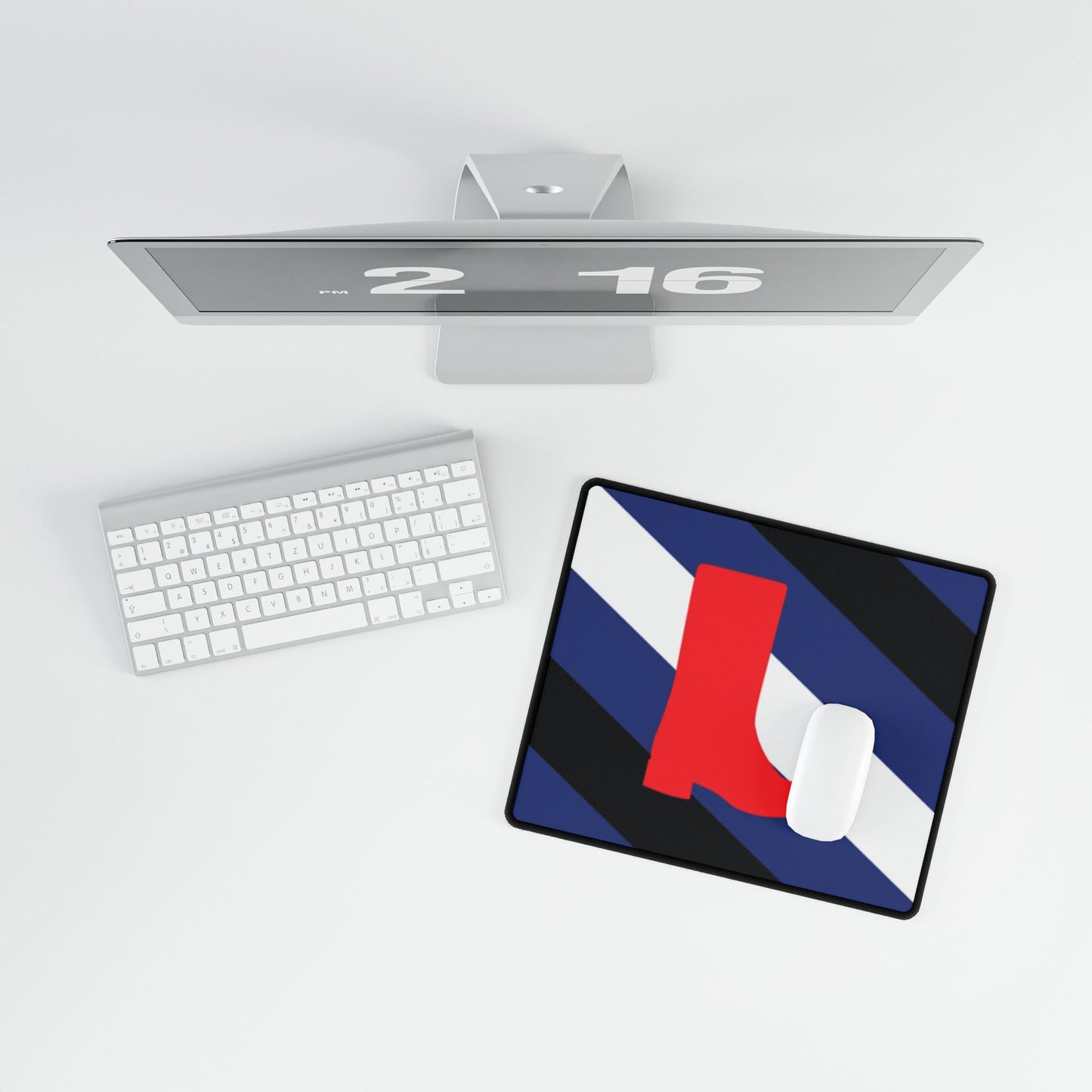 Boot Fetish Pride Flag Desk Mat