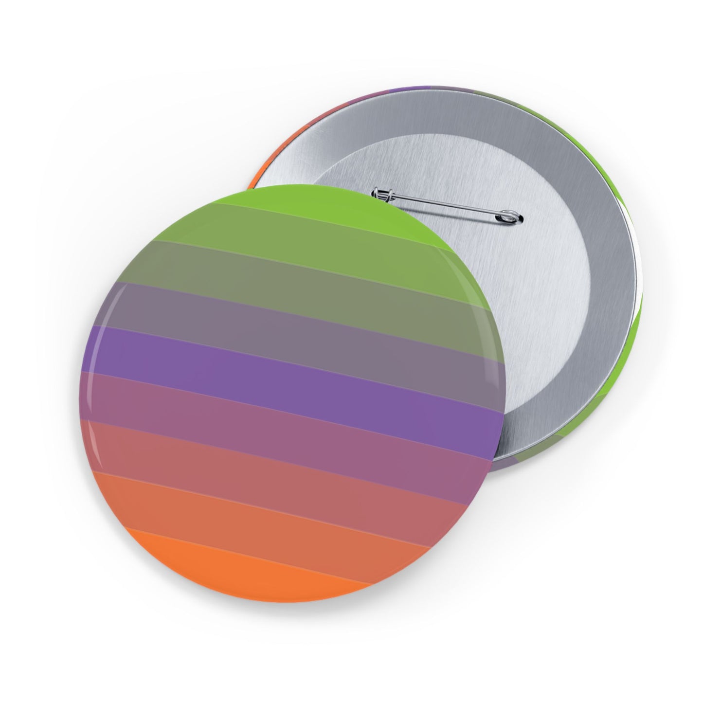 Aliagender Pride Flag Round Pin