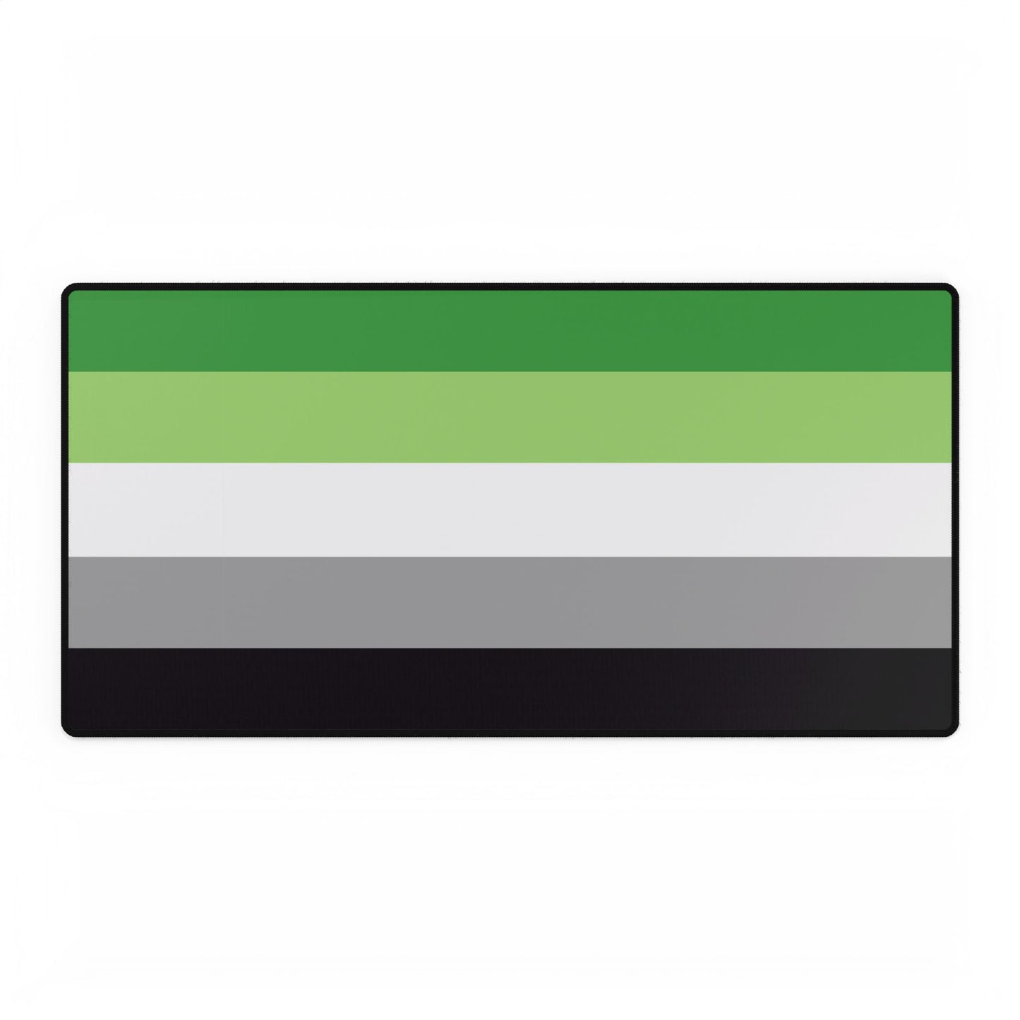 Aromantic Pride Flag Desk Mat