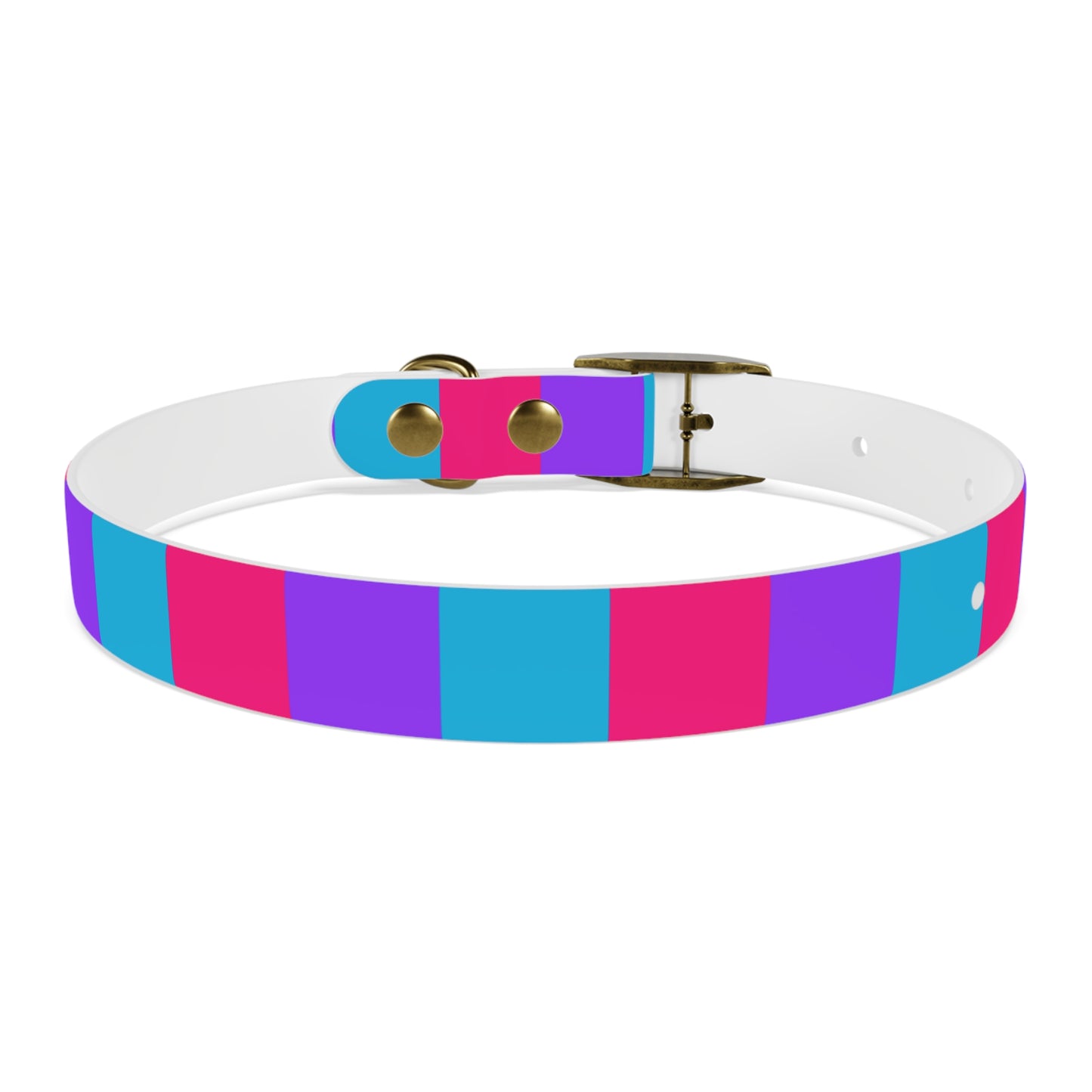 Androgyne Pride Flag Dog Collar