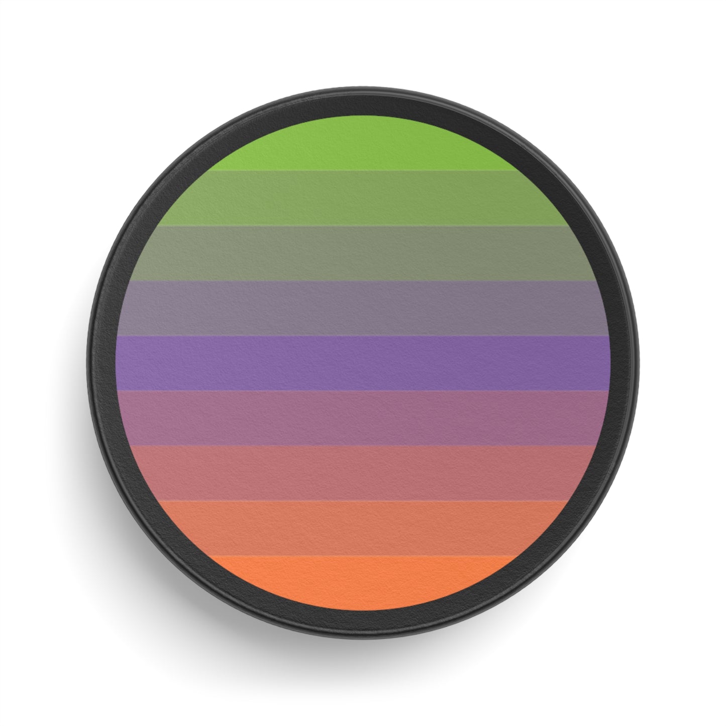 Aliagender Pride Flag Hockey Puck