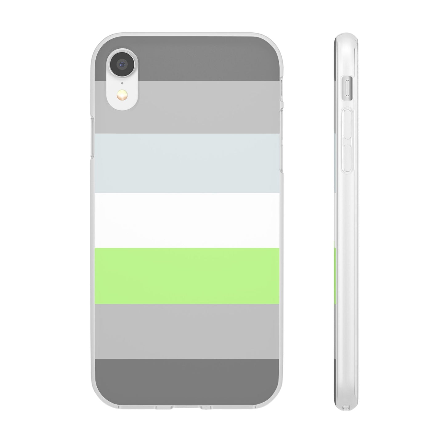Demiagender Pride Flag iPhone Flexi Case - Multiple Generations