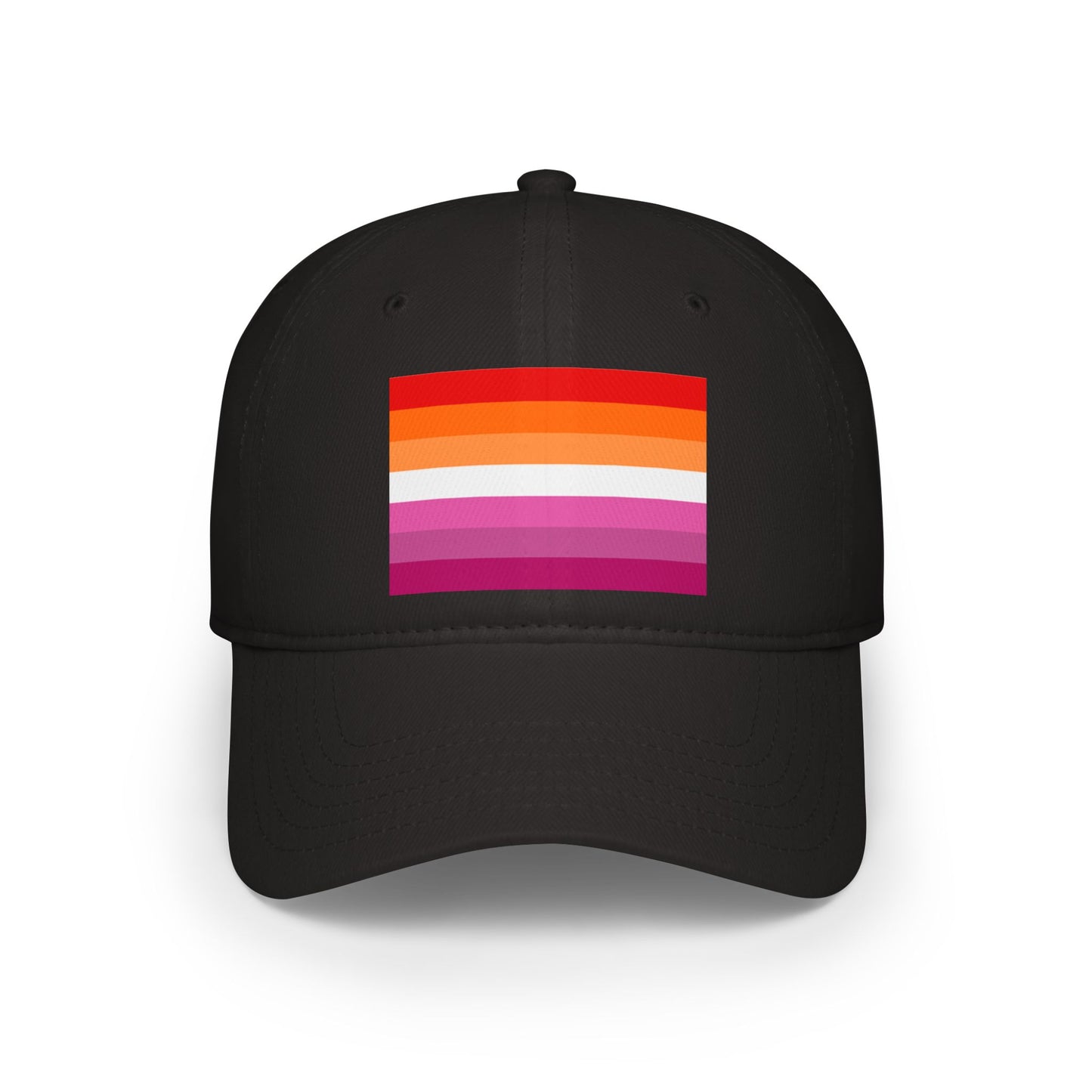 Lesbian Pride Flag Low Profile Baseball Cap