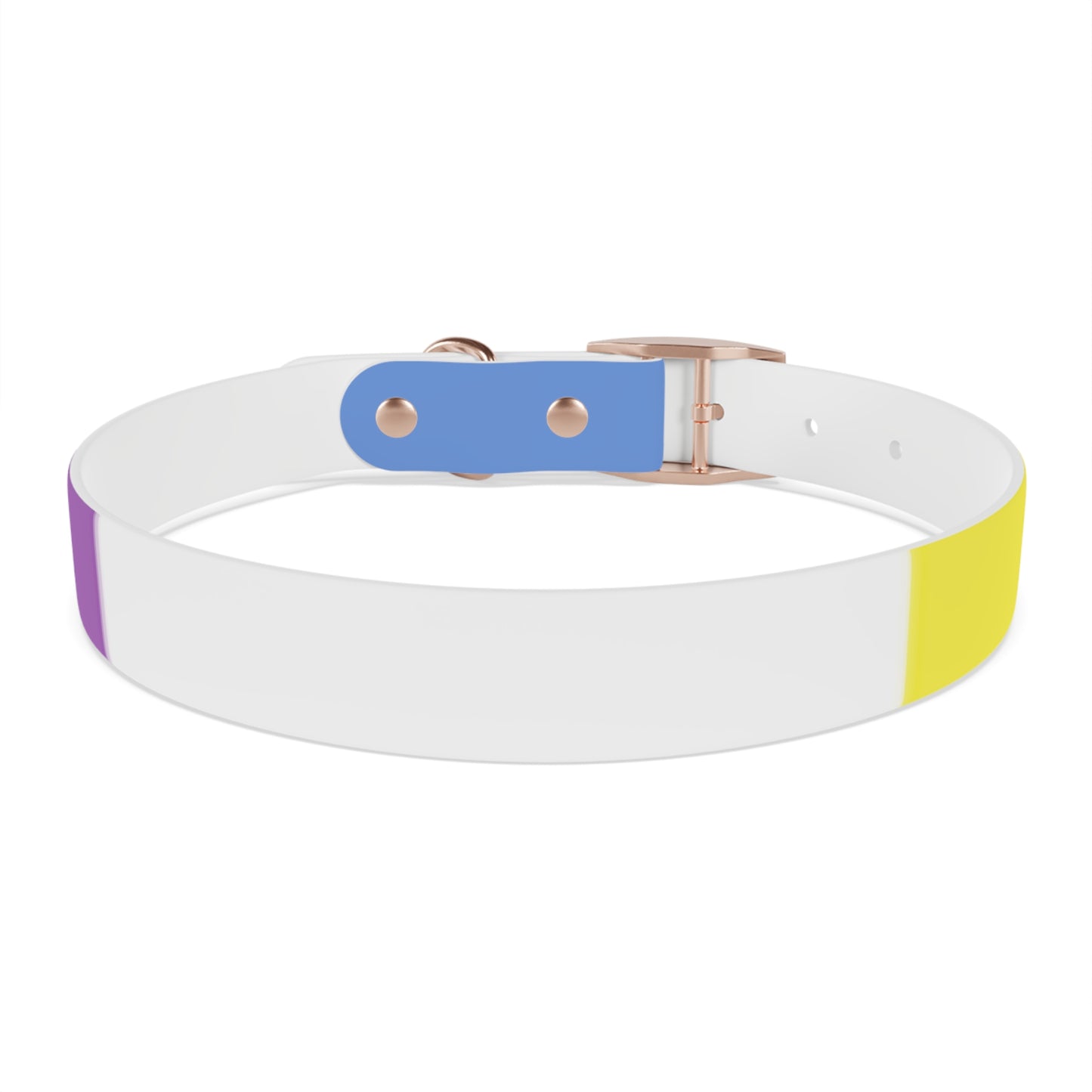 Bigender Pride Flag Dog Collar