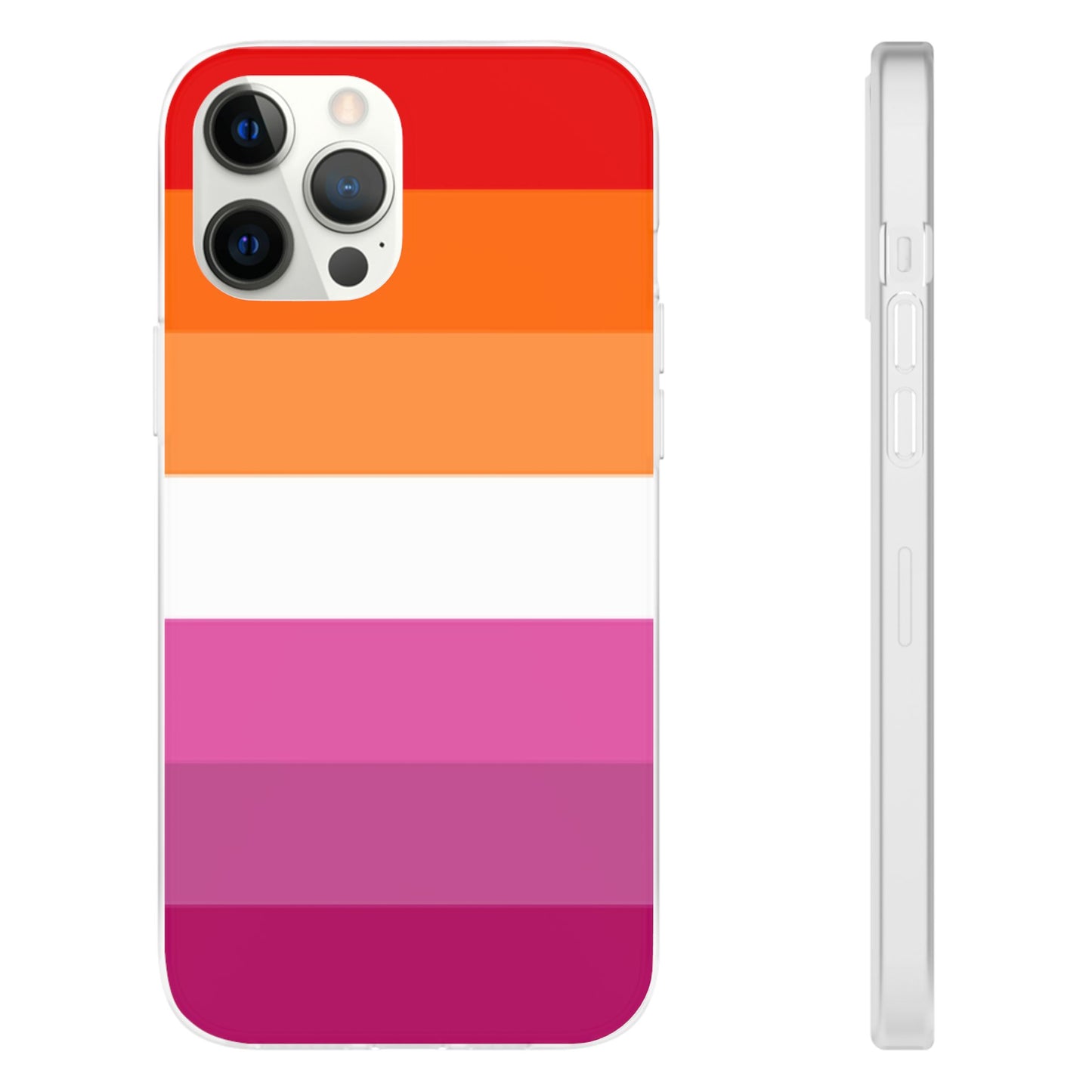 Lesbian Pride Flag iPhone Flexi Case - Multiple Generations