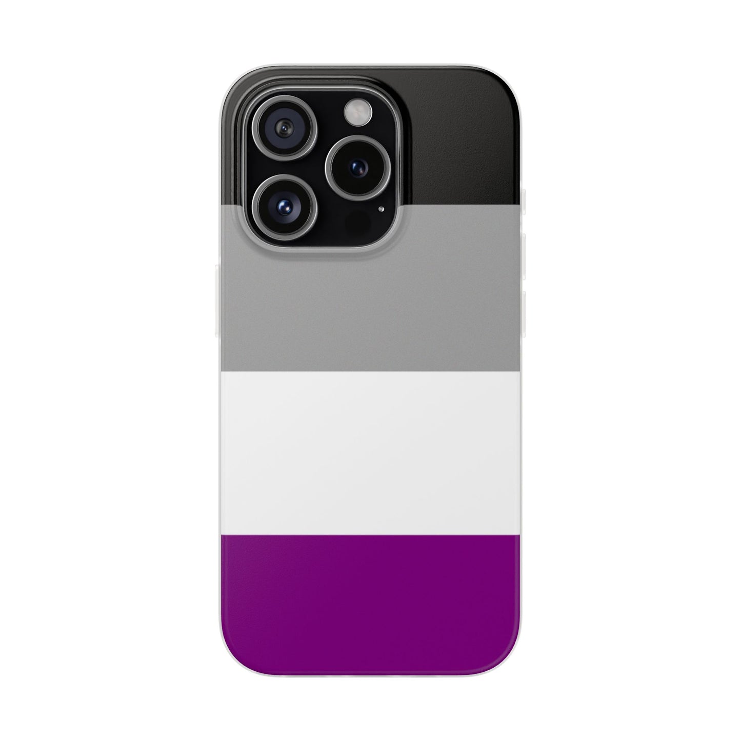 Asexual Pride Flag iPhone Flexi Case - Multiple Generations