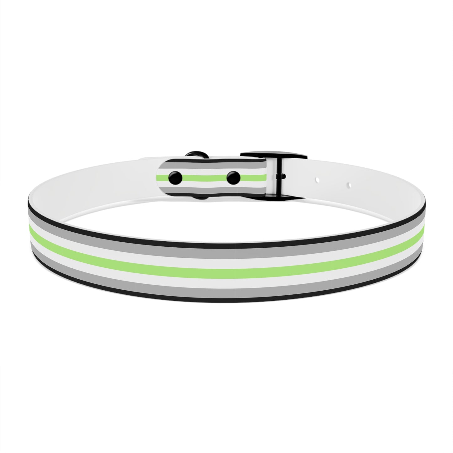 Agender Pride Flag Dog Collar