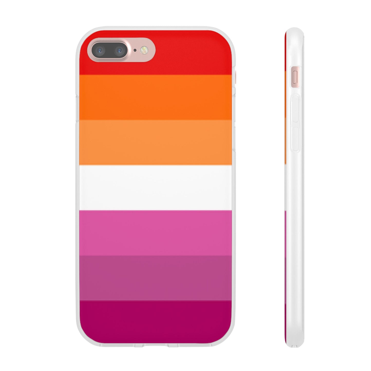 Lesbian Pride Flag iPhone Flexi Case - Multiple Generations