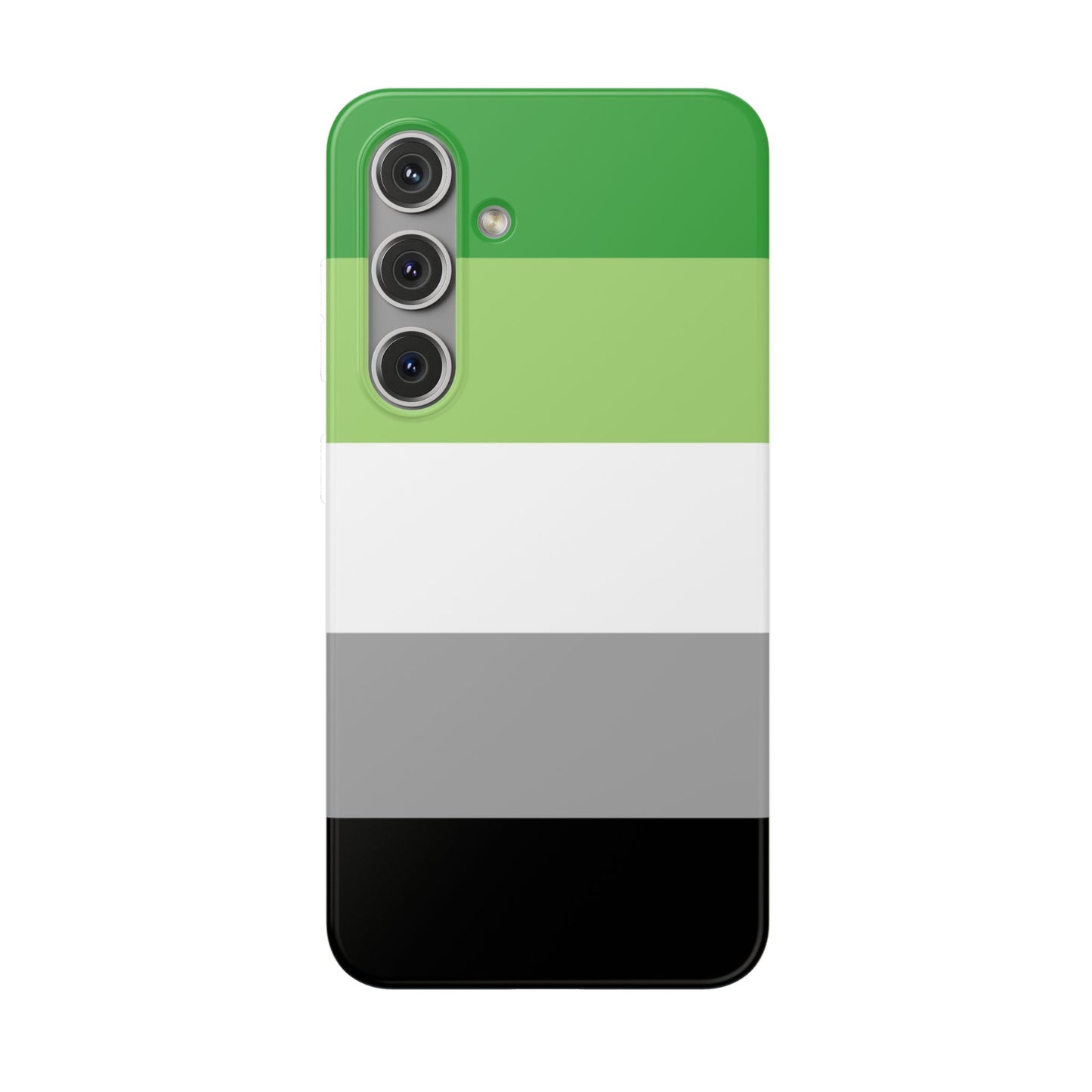 Aromantic Pride Flag Samsung Flexi Case - Multiple Generations