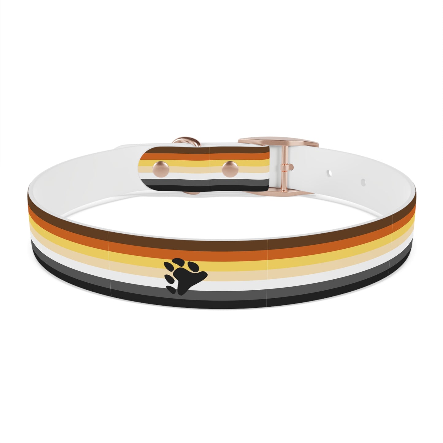 Bear Pride Flag Dog Collar