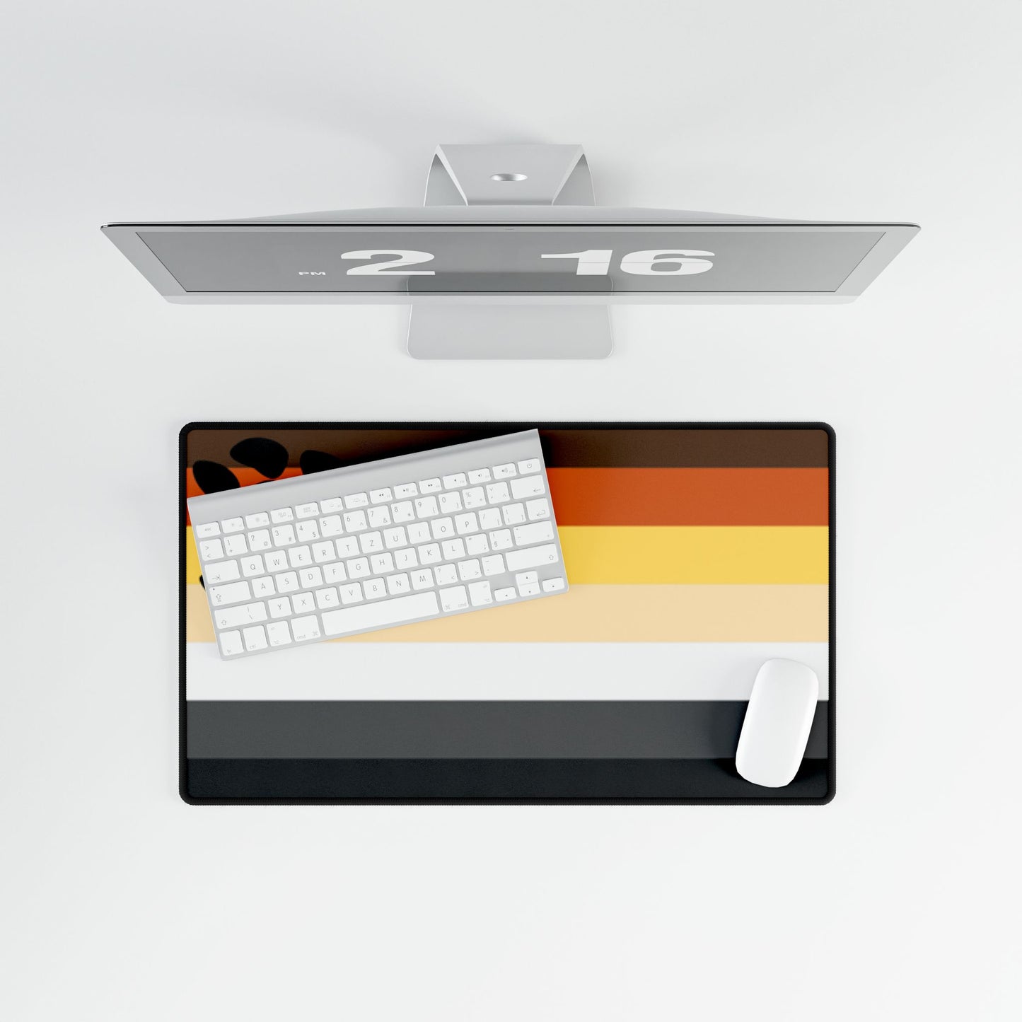 Bear Pride Flag Desk Mat