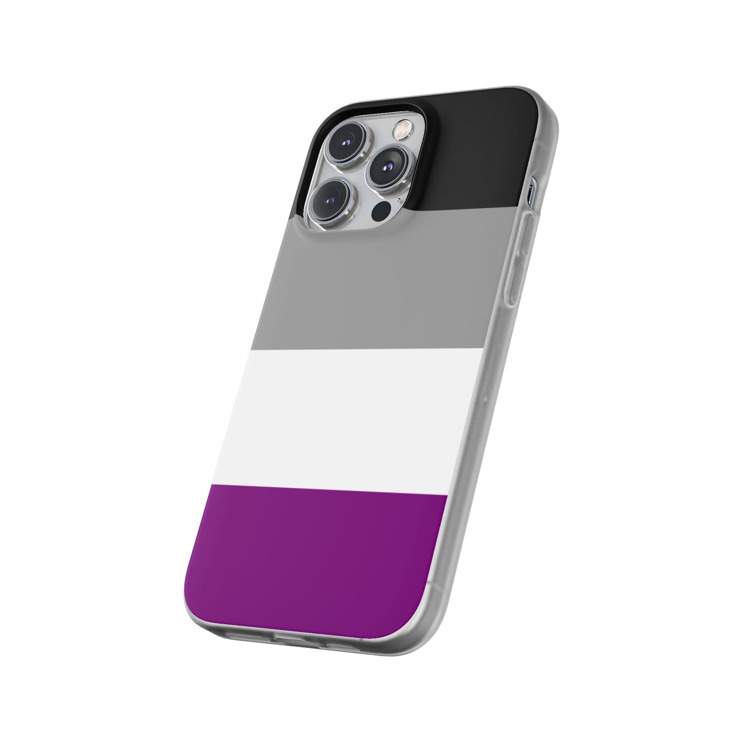 Asexual Pride Flag iPhone Flexi Case - Multiple Generations