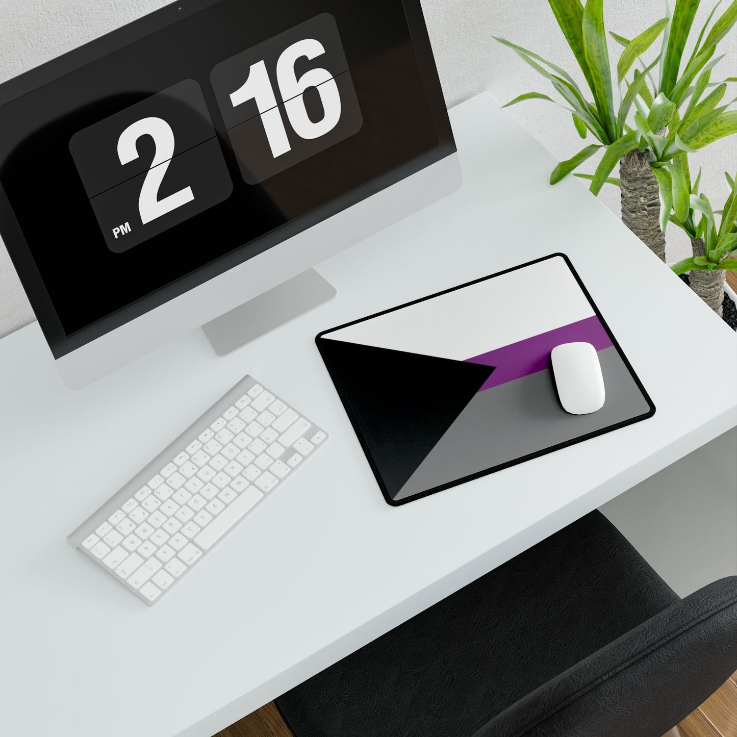 Demisexual Pride Flag Desk Mat - Multiple Sizes