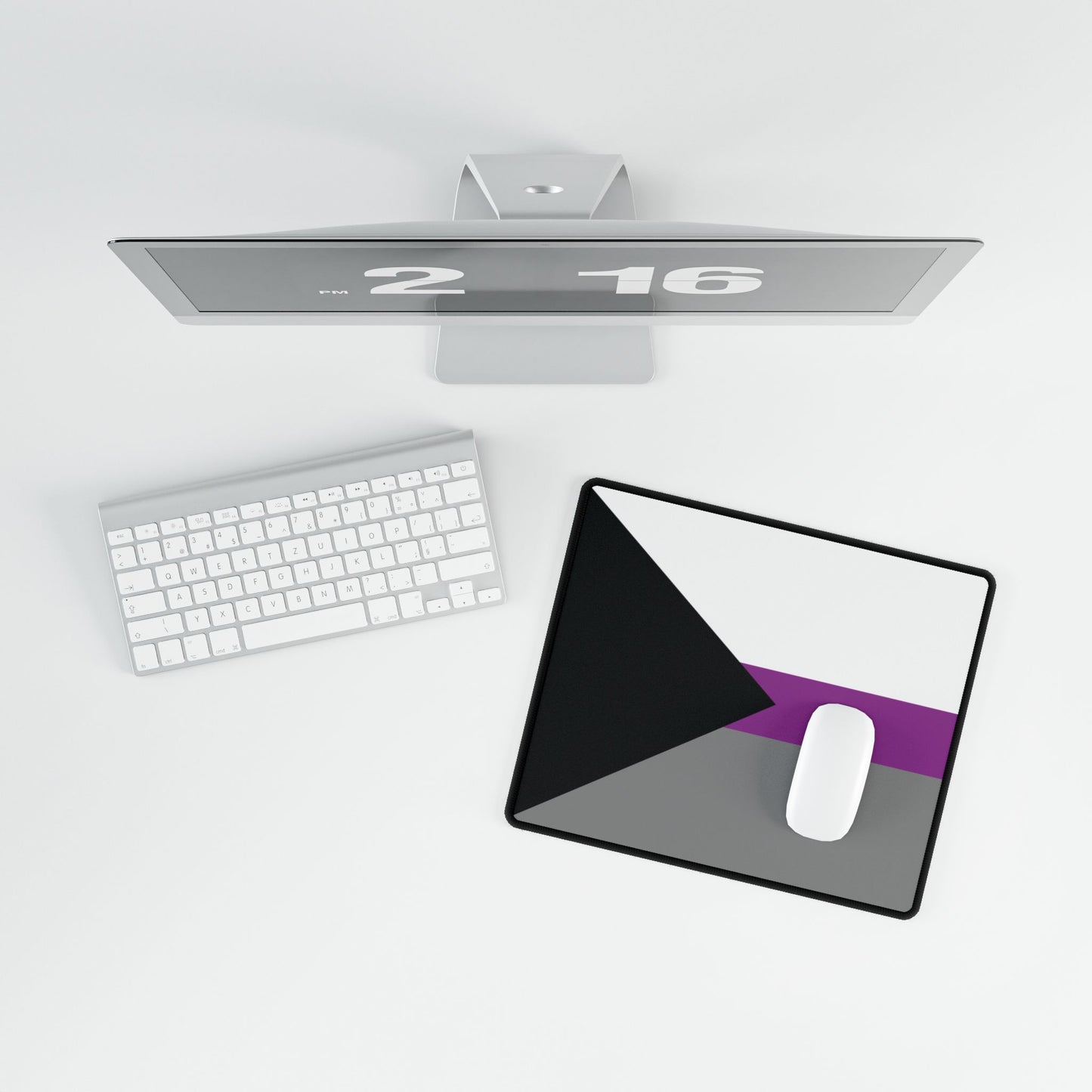 Demisexual Pride Flag Desk Mat - Multiple Sizes