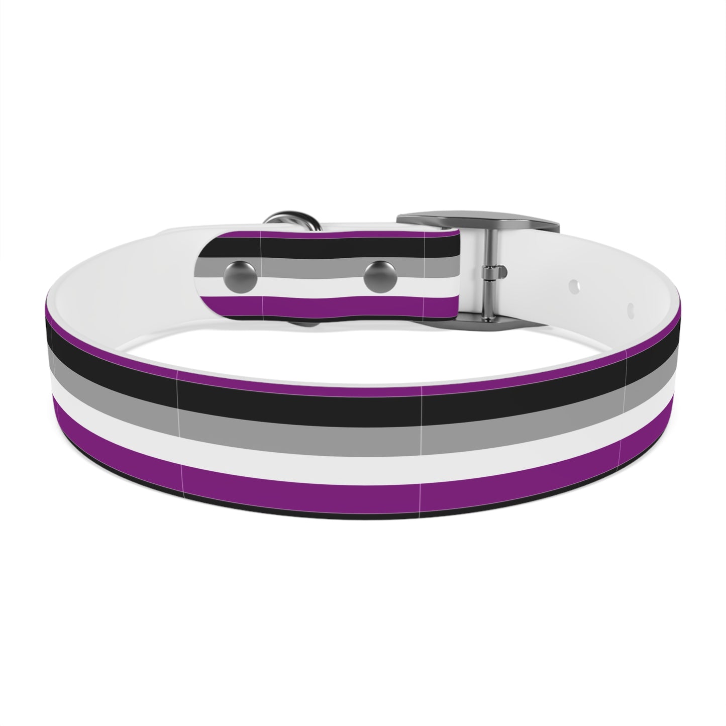 Asexual Pride Flag Dog Collar