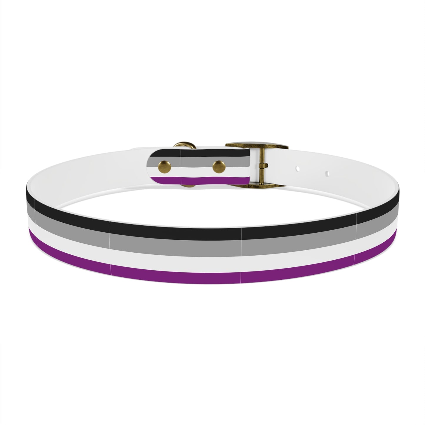 Asexual Pride Flag Dog Collar