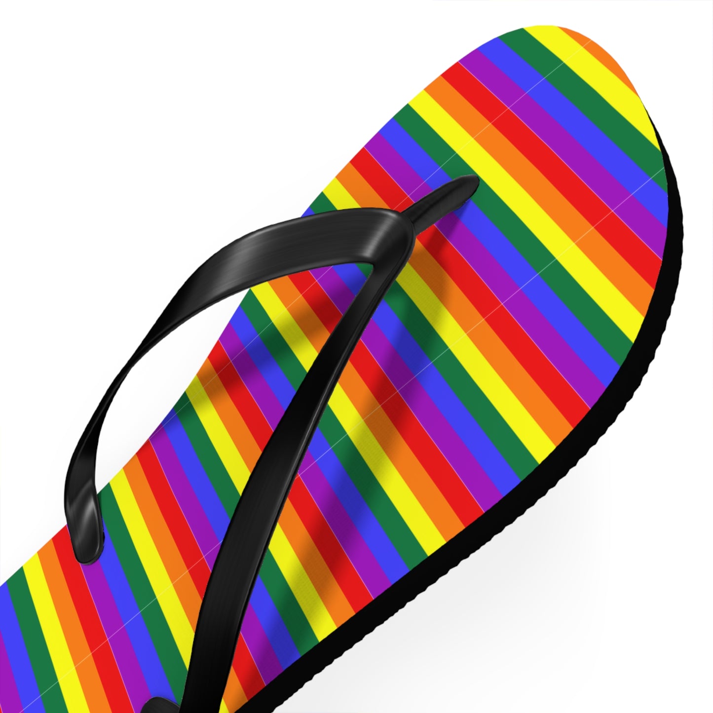 Pride Rainbow Flag Flip Flops for Summer Fun