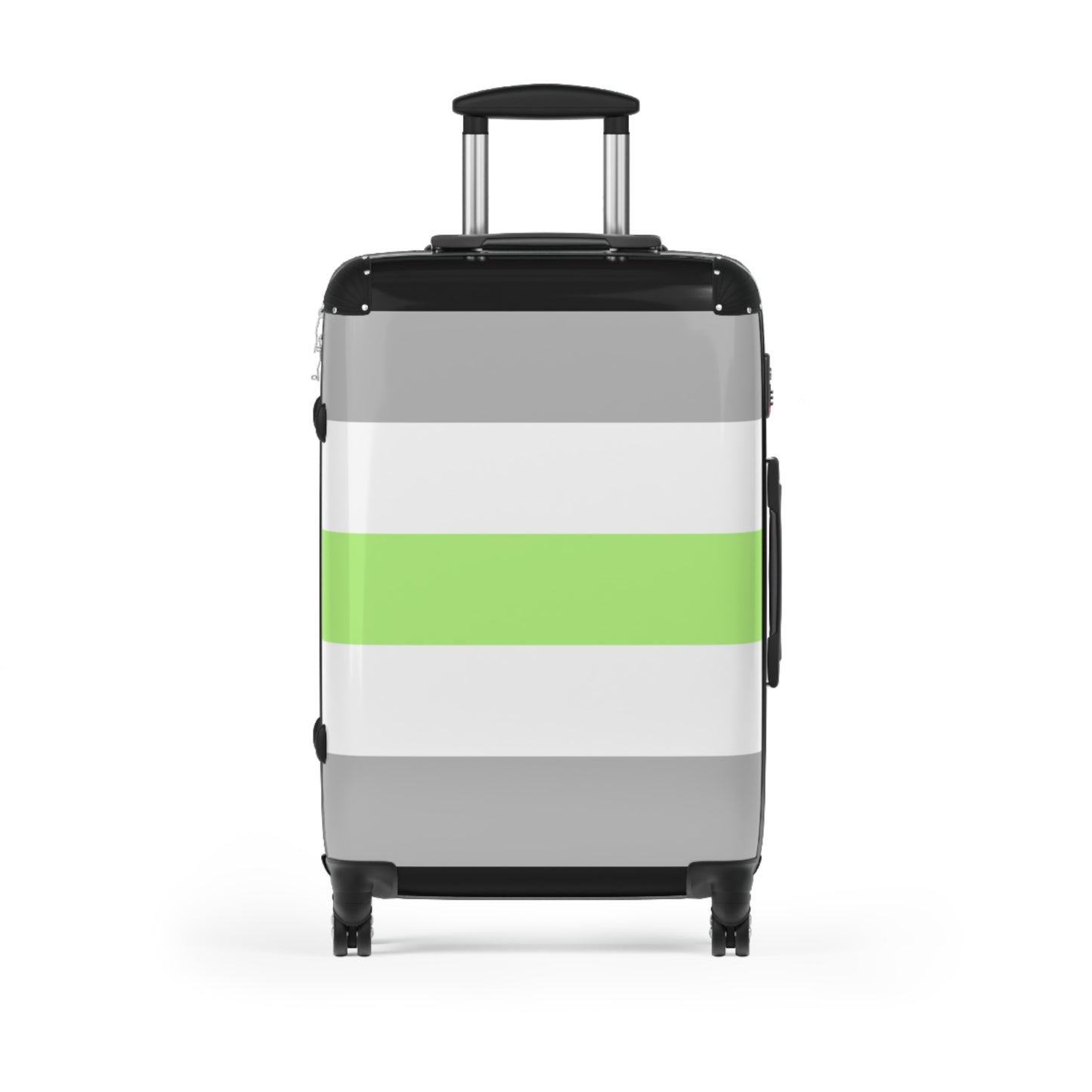 Agender Pride Flag Travel Luggage