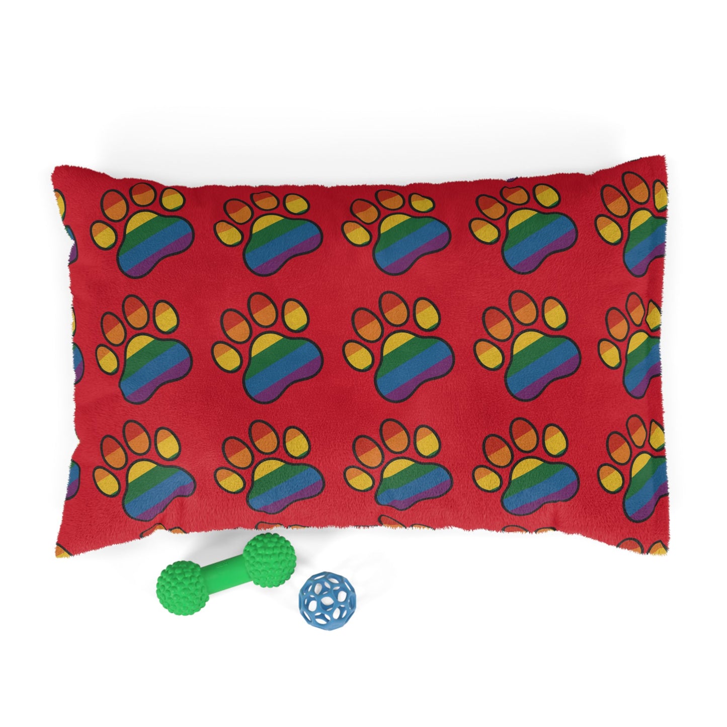 Radical Pet Paw Print Pet Bed
