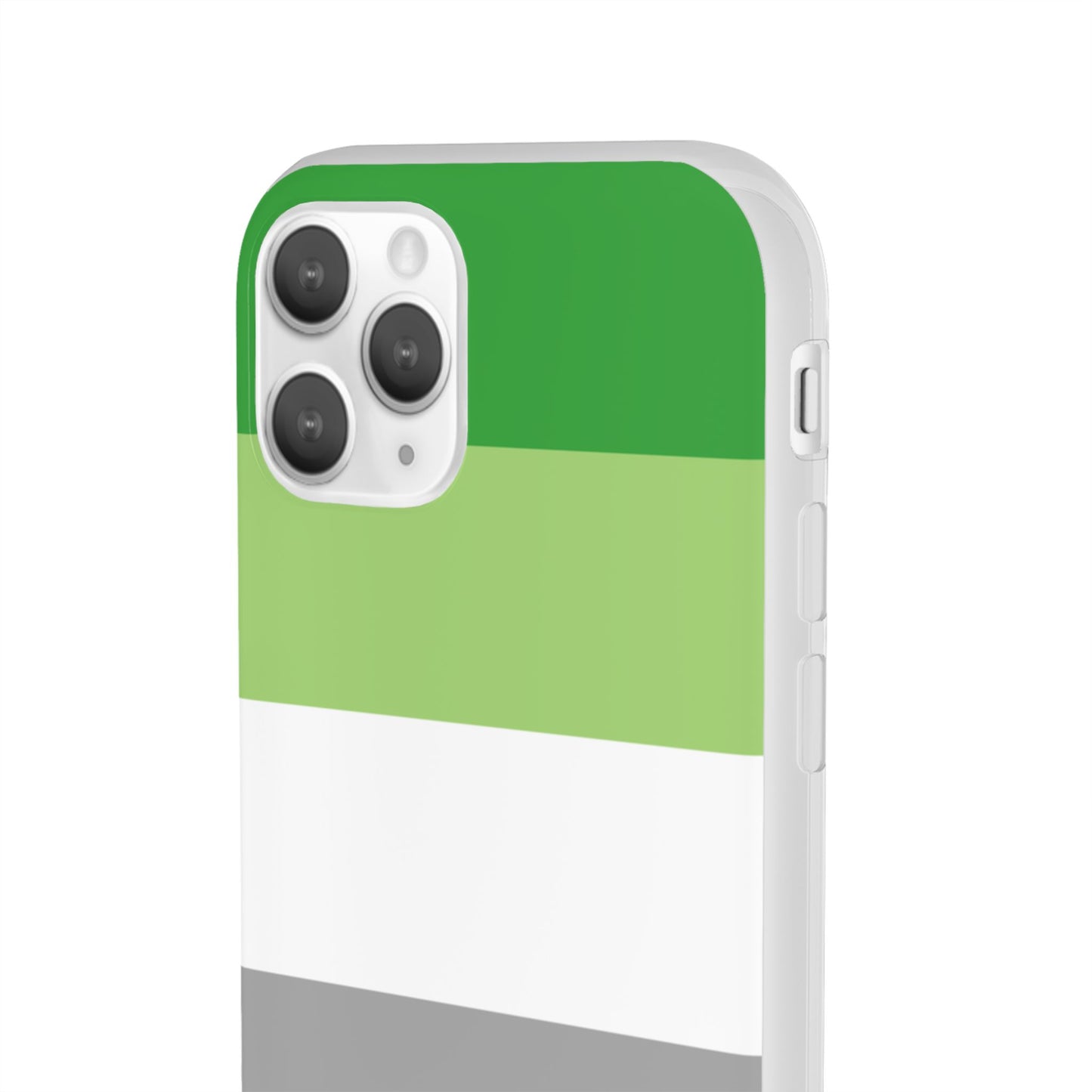 Aromantic Pride Flag iPhone Flexi Case - Multiple Generations