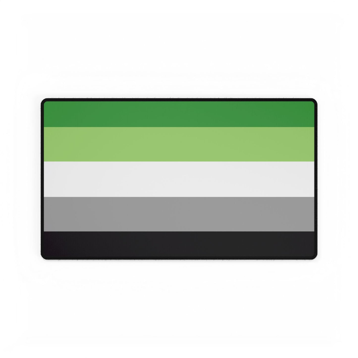 Aromantic Pride Flag Desk Mat